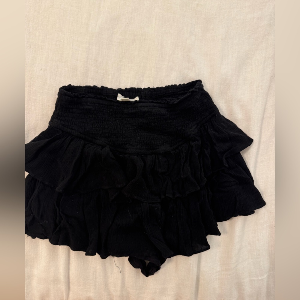 rock and rags black mini skirt